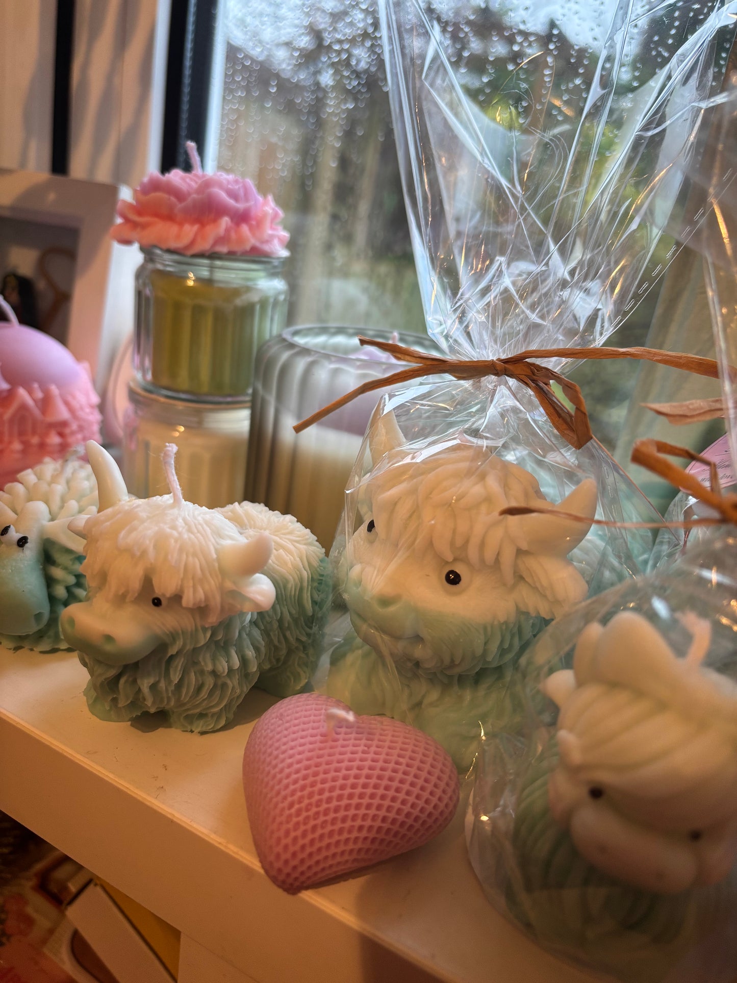 Highland Cow Family (Set of 4 - 1x large 1x medium 2 x small