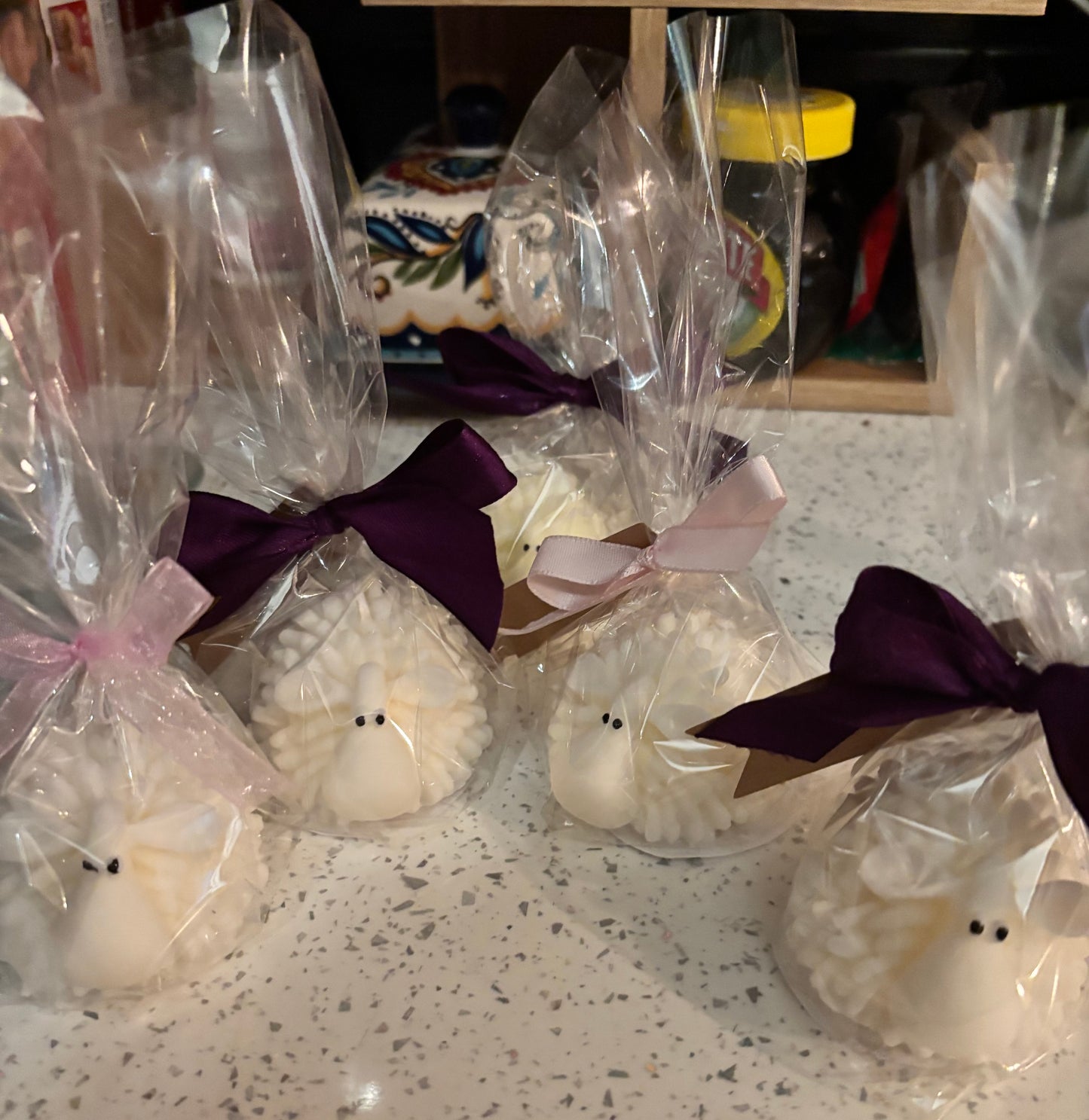 Highland Cow Medium, Sheep Candles