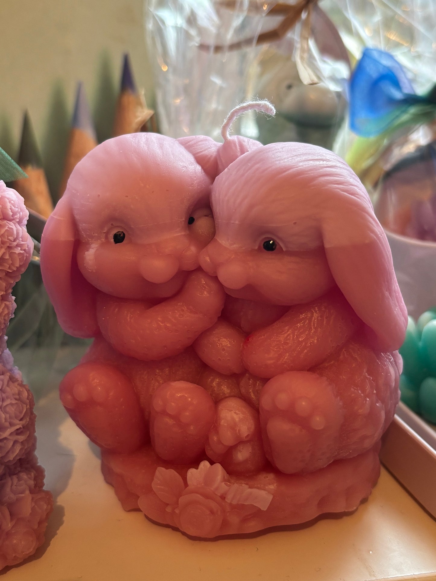 Highland Cow Large, Owl & Book, Bear, Rabbits Candles