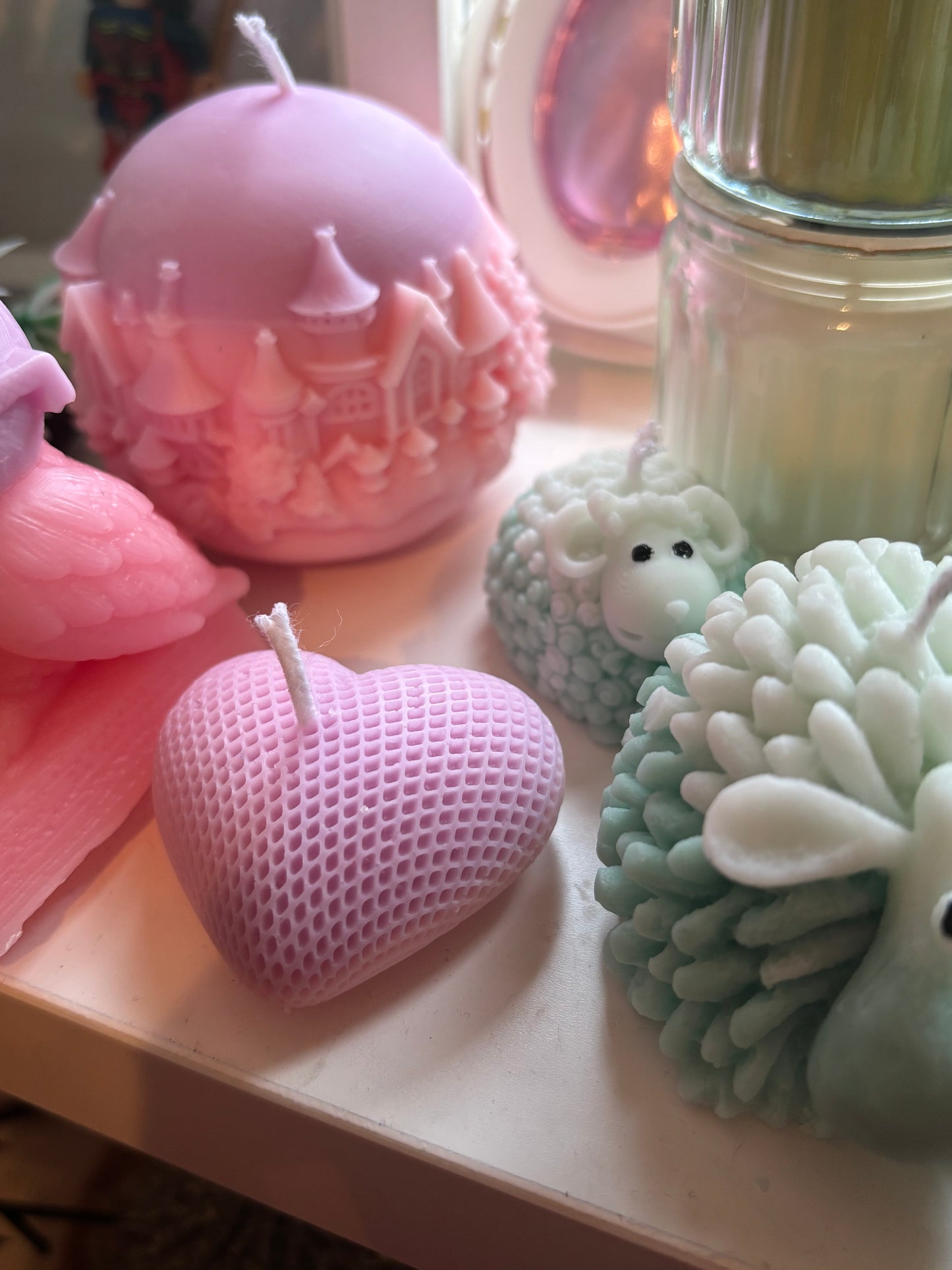 Highland Cow Medium, Sheep Candles