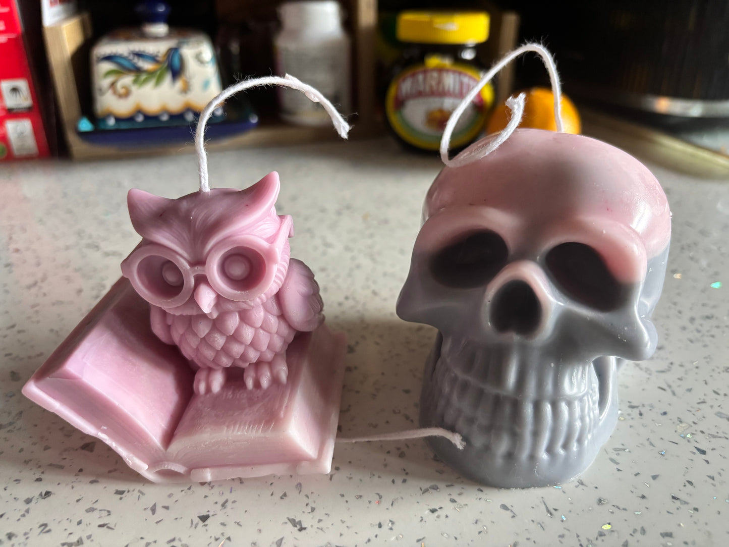 Highland Cow Large, Owl & Book, Bear, Rabbits Candles