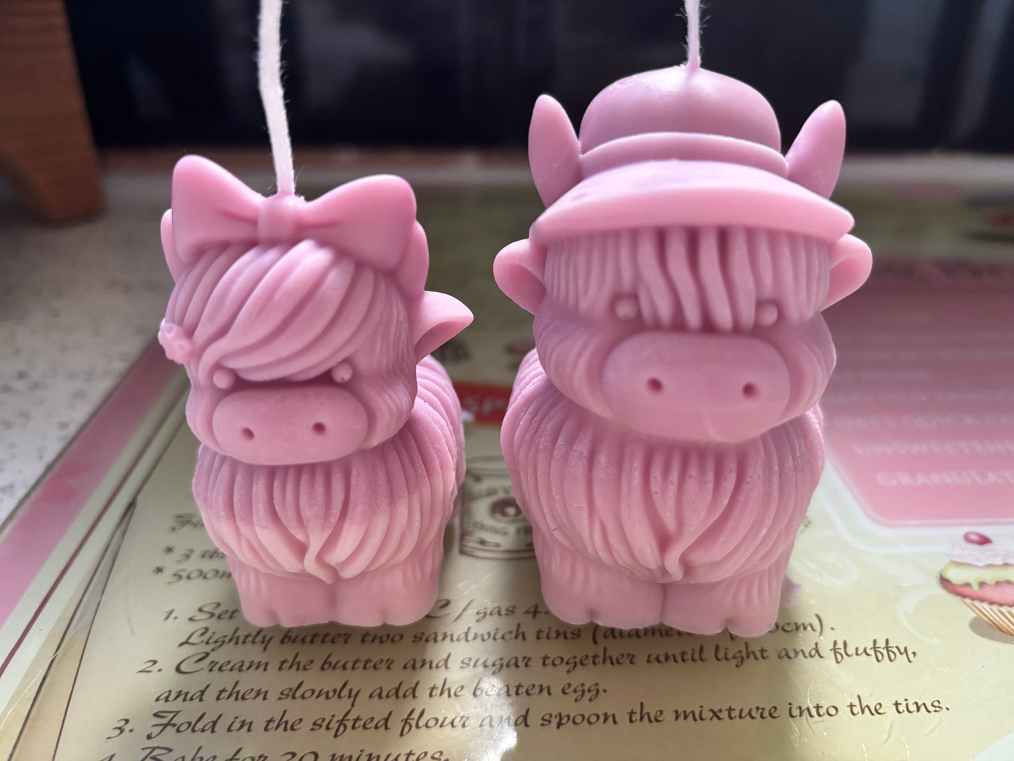 Highland Cow Family (Set of 4 - 1x large 1x medium 2 x small